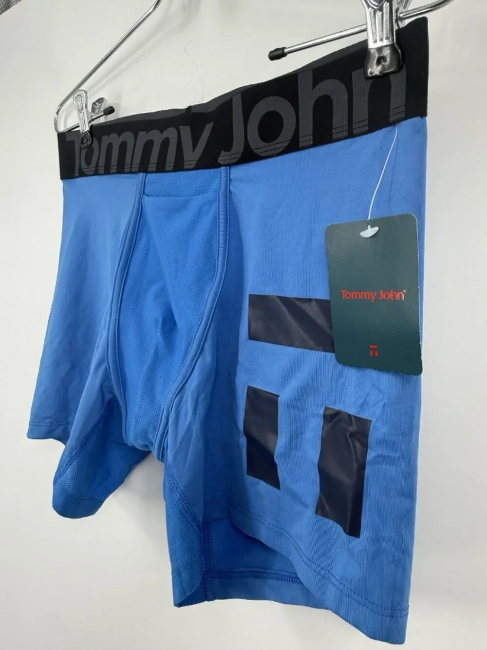 Men’s Tommy John 360 Sport Boxer Brief 4” Blue Size Medium